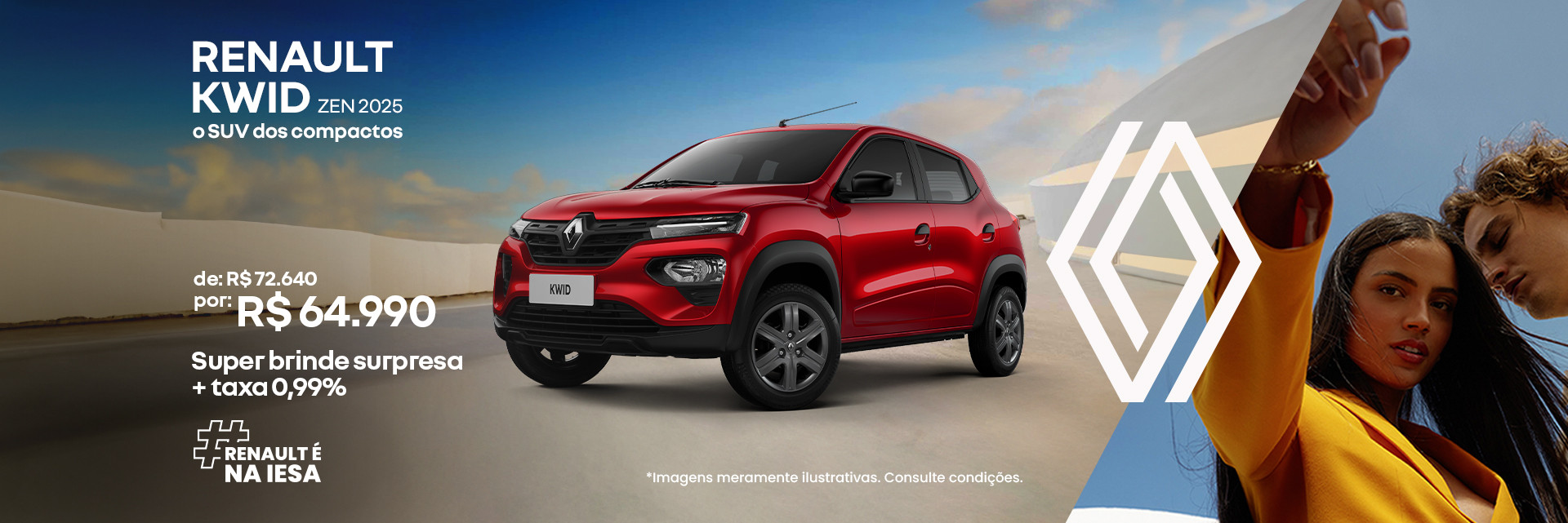 Oferta Renault Kwid: condição promocional